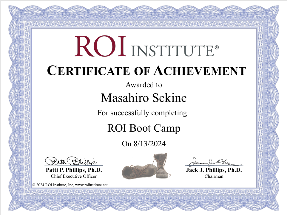 「ROI Boot Camp」オンデマンド動画での学習